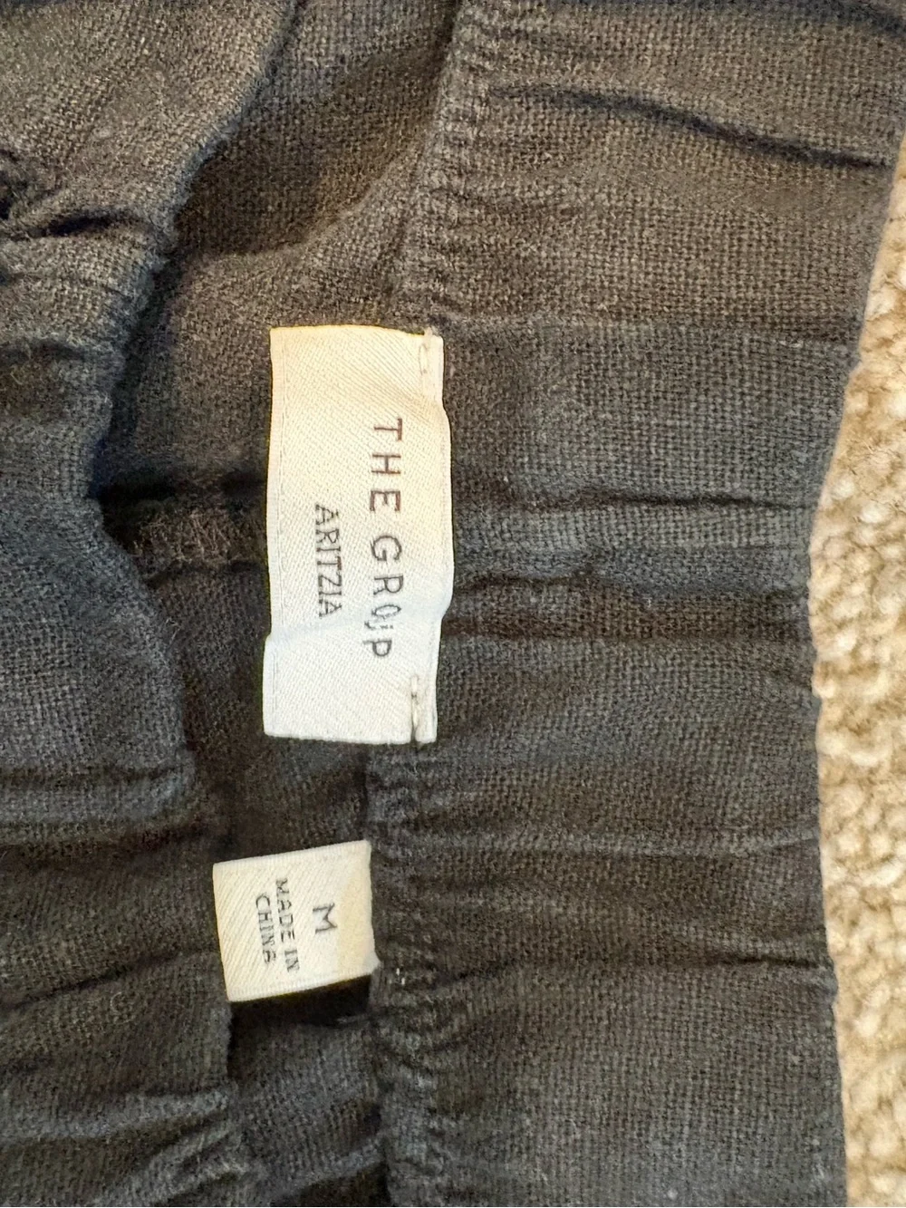 Aritzia The Group linen blend pants size M